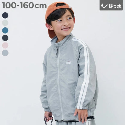 Japanese children's clothing dev!rock waterproof series stand collar thin jacket 100-160cm boys/girls spring and summer outerwear