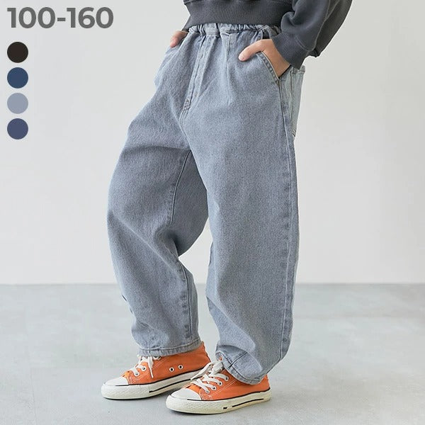 日本童裝 dev!rock 寬鬆牛仔褲 100-160cm 男童款/女童款 PANTS 春季