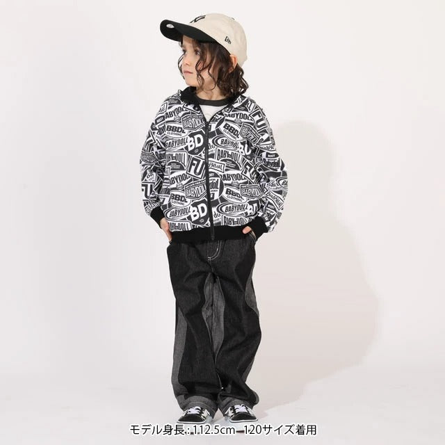 Japanese BDL x Disney parent-child print tops (80-150cm) for boys and girls (summer TOPS) 