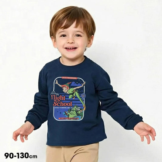 日本童裝 BDL x Disney PeterPans印花長袖上衣 90-130cm 男童款 夏季 TOPS
