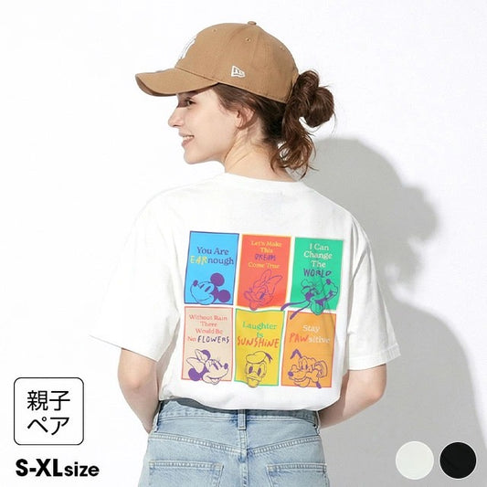 Japanese BDL x Disney parent-child print tops (80-150cm) for boys and girls (summer TOPS) 