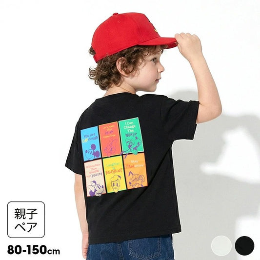 Japanese BDL x Disney parent-child print tops (80-150cm) for boys and girls (summer TOPS) 