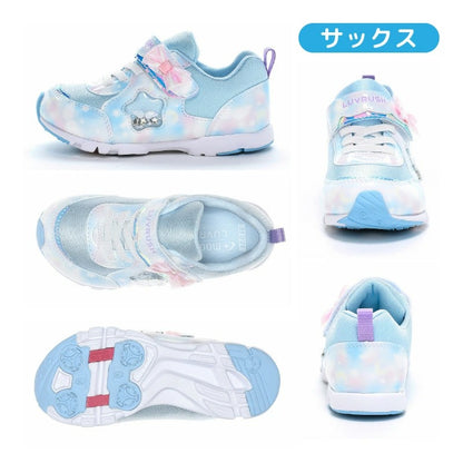 日本直送 moonstar LUVRUSH 抗菌防臭 耐磨鞋底 健康機能兒童鞋 15-23cm 鞋系列