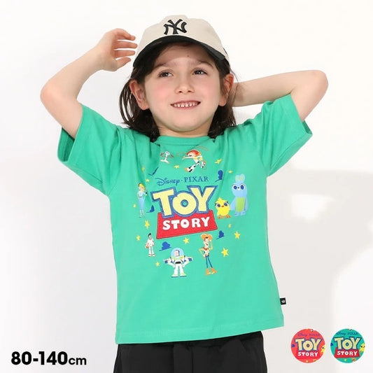 Japanese BDL x Disney parent-child print tops (80-150cm) for boys and girls (summer TOPS) 