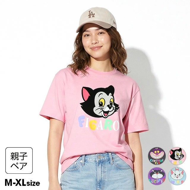 Japanese BDL x Disney parent-child print tops (80-150cm) for boys and girls (summer TOPS) 