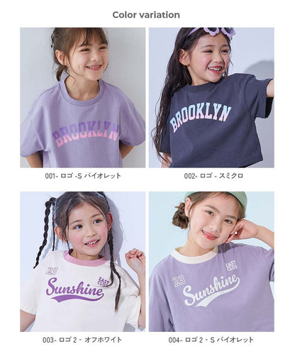 日本童裝 dev!rock 印花短袖上衣 100-160cm 女童款 夏季 TOPS