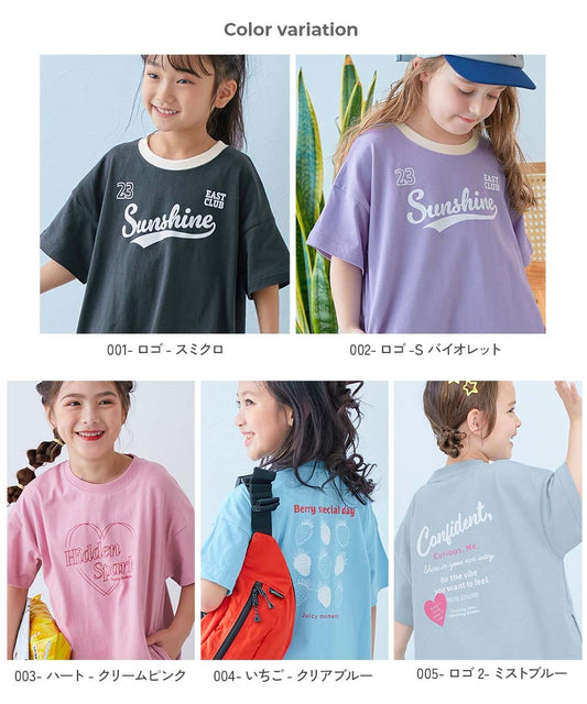 日本童裝 dev!rock 印花Logo長T裙 100-160cm 女童款 夏季 DRESSES