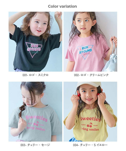 日本童裝 dev!rock 印花短袖上衣 90-160cm 女童款 夏季 TOPS