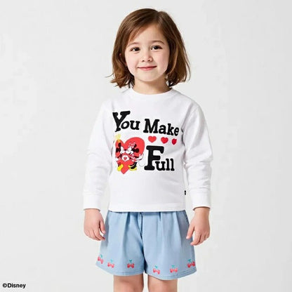 Japanese BDL x Disney parent-child print tops (80-150cm) for boys and girls (summer TOPS) 