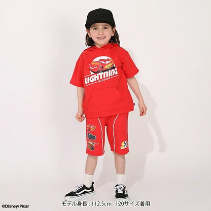 日本童裝 BDL x Disney Cars印花連帽上衣 90-130cm 男童款 夏季 TOPS