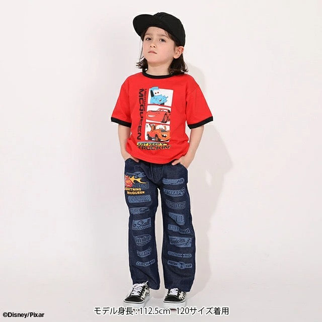 Japanese BDL x Disney parent-child print tops (80-150cm) for boys and girls (summer TOPS) 