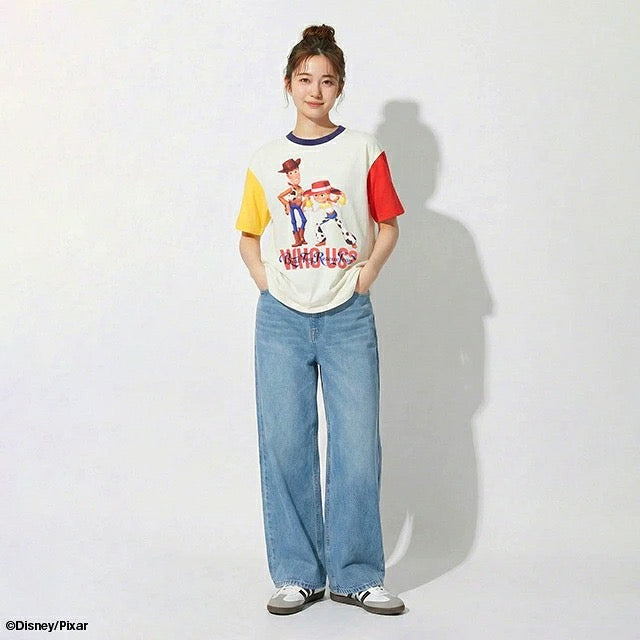 Japanese BDL x Disney parent-child print tops (80-150cm) for boys and girls (summer TOPS) 