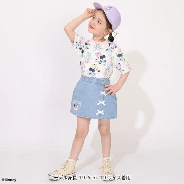 Japanese BDL x Disney parent-child print tops (80-150cm) for boys and girls (summer TOPS) 