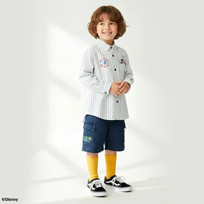 Japanese BDL x Disney parent-child print tops (80-150cm) for boys and girls (summer TOPS) 