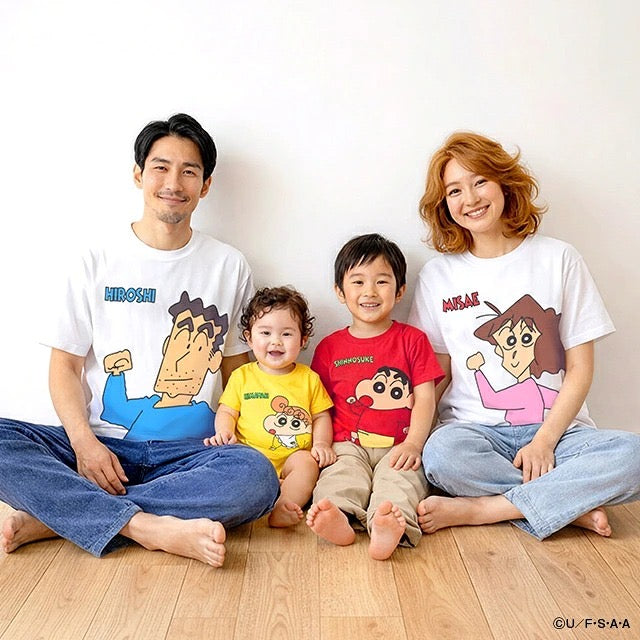 Japanese BDL x Disney parent-child print tops (80-150cm) for boys and girls (summer TOPS) 
