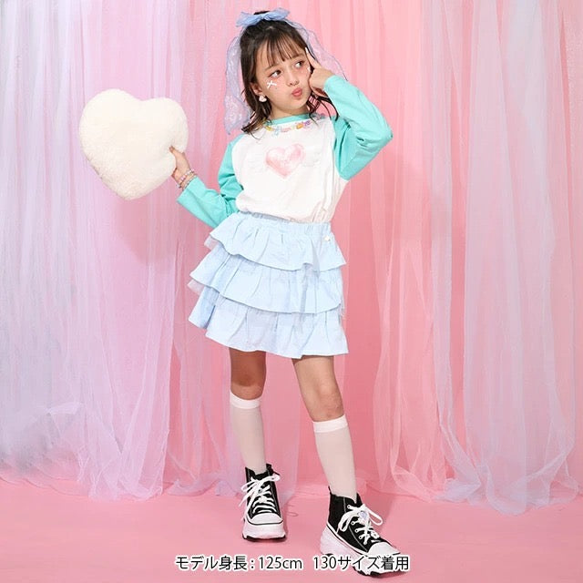 Japanese BDL x Disney parent-child print tops (80-150cm) for boys and girls (summer TOPS) 