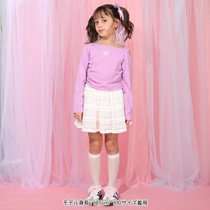 日本童裝 BDL 露肩收腰上衣 90-140cm 女童款 夏季 TOPS