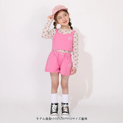 Japanese BDL x Disney parent-child print tops (80-150cm) for boys and girls (summer TOPS) 
