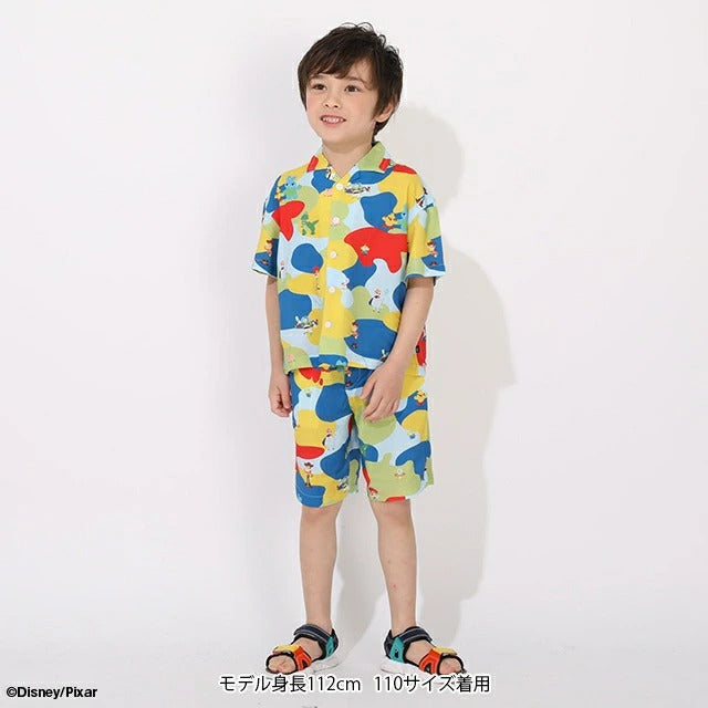 Japanese BDL x Disney parent-child print tops (80-150cm) for boys and girls (summer TOPS) 
