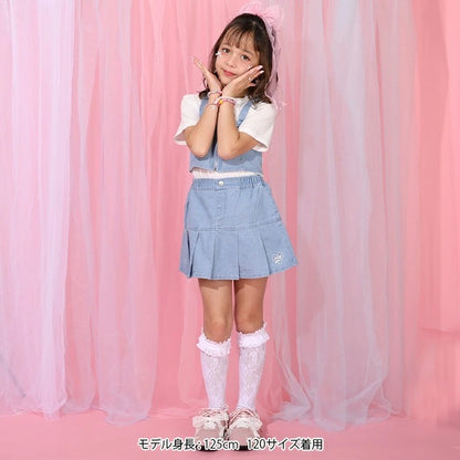 Japanese BDL x Disney parent-child print tops (80-150cm) for boys and girls (summer TOPS) 