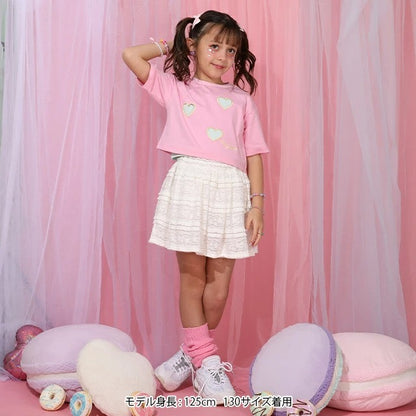 日本童裝 BDL 愛心上衣及吊帶上衣套裝 90-140cm 女童款 夏季 TOPS