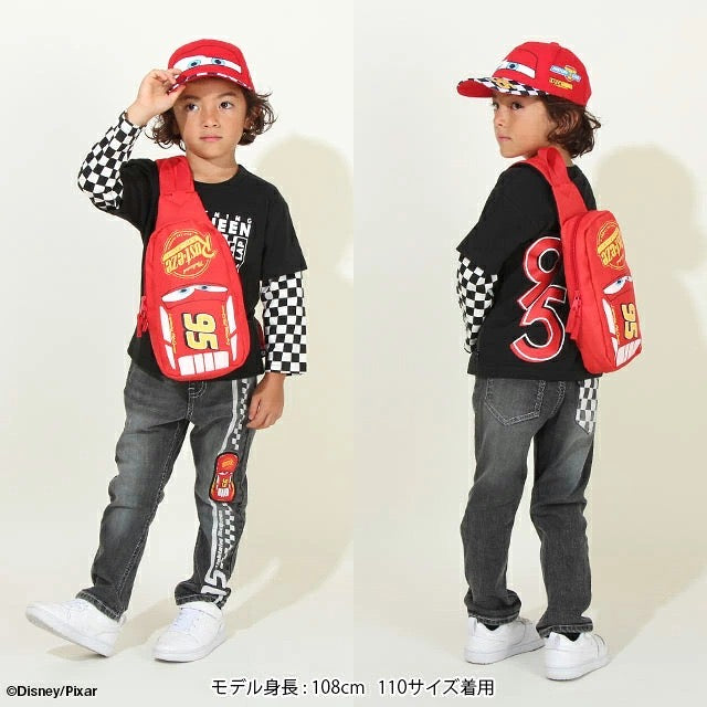 Japanese BDL x Disney Cars Zippered Sports Jacket 90-130cm Boys' Autumn OUTERWEAR 
