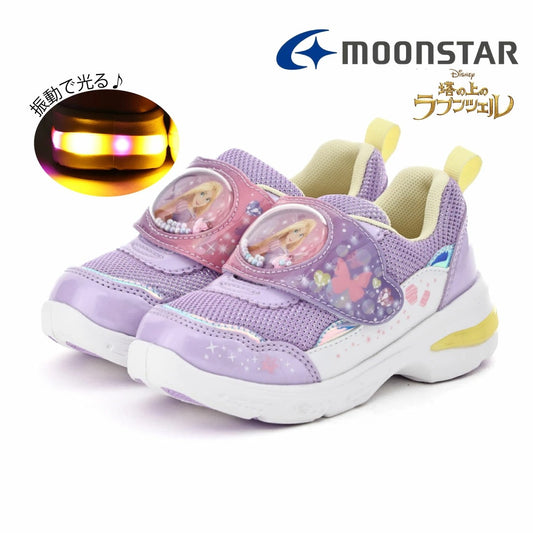 日本直送 moonstar x Disney LED閃燈 抗菌防臭 健康機能兒童鞋 14-19cm 2026年春新作 鞋系列