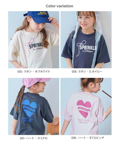 日本童裝 dev!rock 印花短袖上衣 90-160cm 女童款 夏季 TOPS