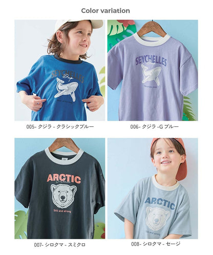 日本童裝 dev!rock 印花短袖上衣 90-160cm 男童款/女童款 TOPS 夏季