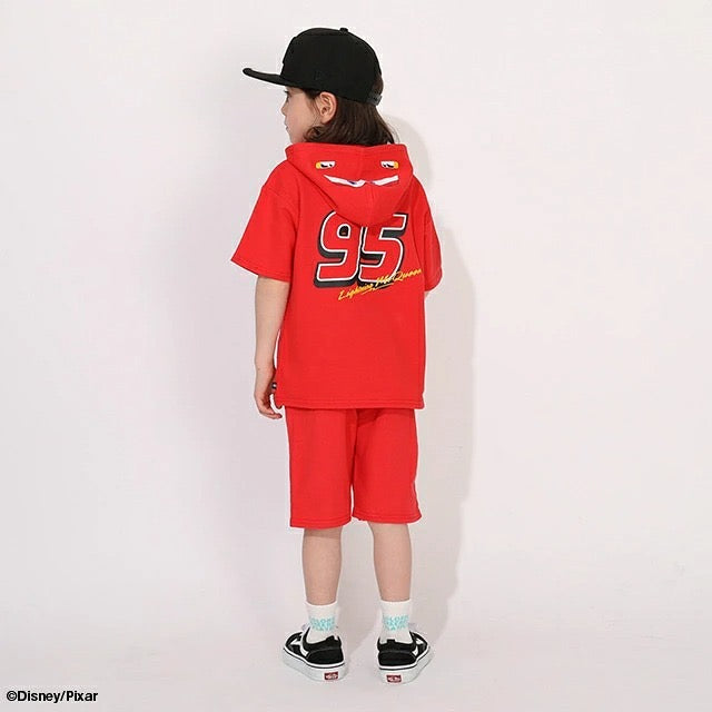 日本童裝 BDL x Disney Cars印花短褲 90-130cm 男童款 夏季 PANTS