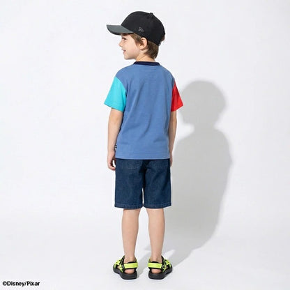 Japanese BDL x Disney parent-child print tops (80-150cm) for boys and girls (summer TOPS) 