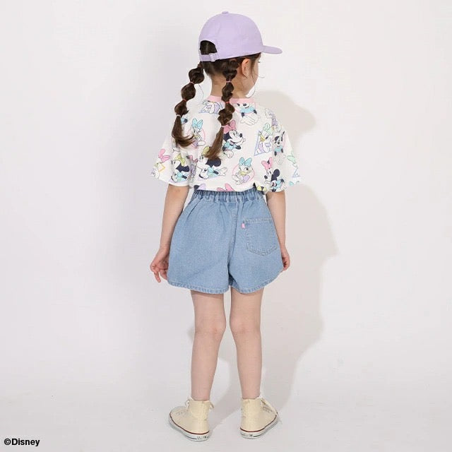 Japanese BDL x Disney parent-child print tops (80-150cm) for boys and girls (summer TOPS) 