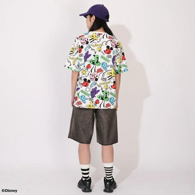 Japanese BDL x Disney parent-child print tops (80-150cm) for boys and girls (summer TOPS) 
