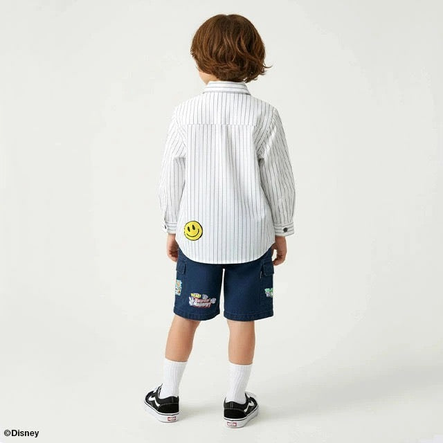 Japanese BDL x Disney parent-child print tops (80-150cm) for boys and girls (summer TOPS) 