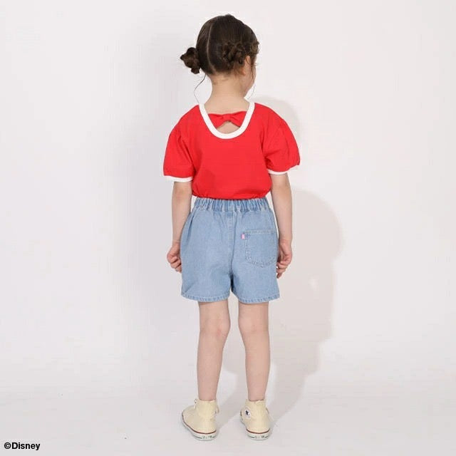 Japanese BDL x Disney parent-child print tops (80-150cm) for boys and girls (summer TOPS) 