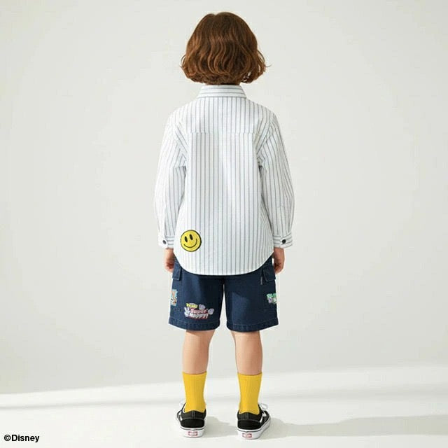 Japanese BDL x Disney parent-child print tops (80-150cm) for boys and girls (summer TOPS) 