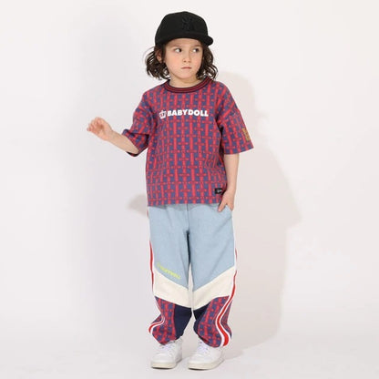 Japanese BDL x Disney parent-child print tops (80-150cm) for boys and girls (summer TOPS) 