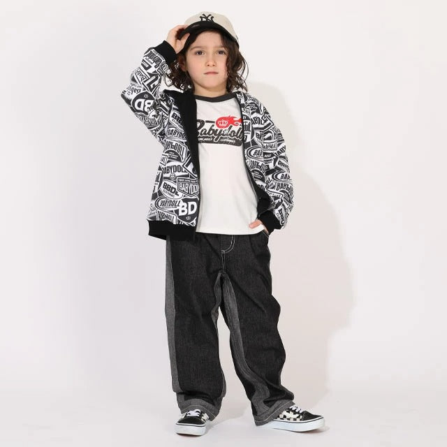 Japanese BDL x Disney parent-child print tops (80-150cm) for boys and girls (summer TOPS) 