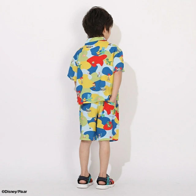 Japanese BDL x Disney parent-child print tops (80-150cm) for boys and girls (summer TOPS) 