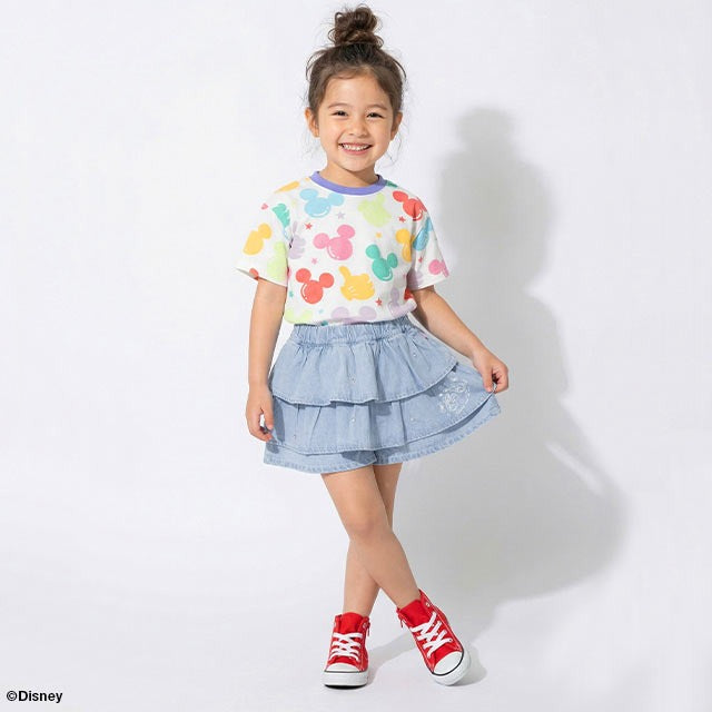 Japanese BDL x Disney parent-child print tops (80-150cm) for boys and girls (summer TOPS) 