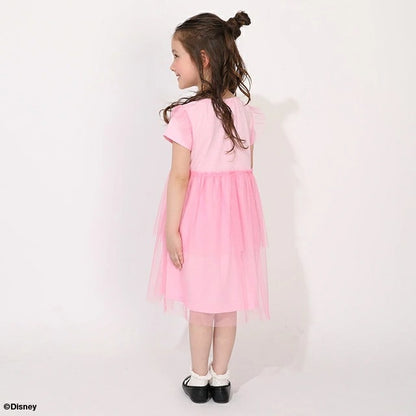日本童裝 BDL x Disney Princess拼接網紗連身裙 90-130cm 女童款 夏季 DRESSES