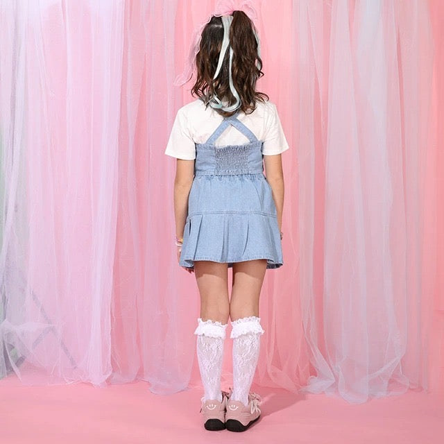 Japanese BDL x Disney parent-child print tops (80-150cm) for boys and girls (summer TOPS) 