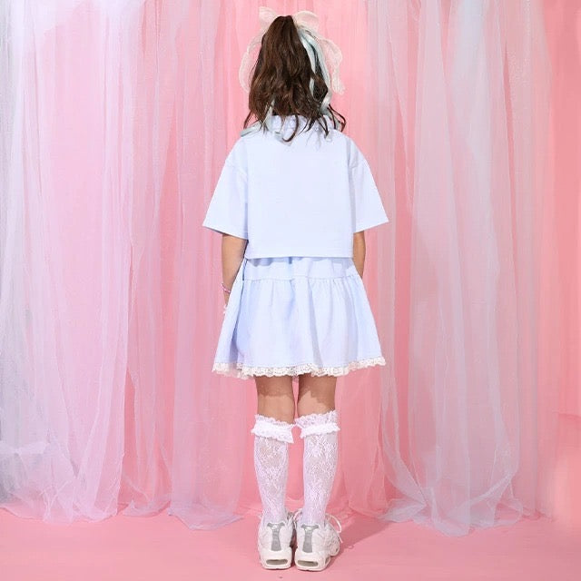 日本童裝 BDL Polo上衣及短裙套裝 90-140cm 女童款 夏季 TOPS SKIRTS