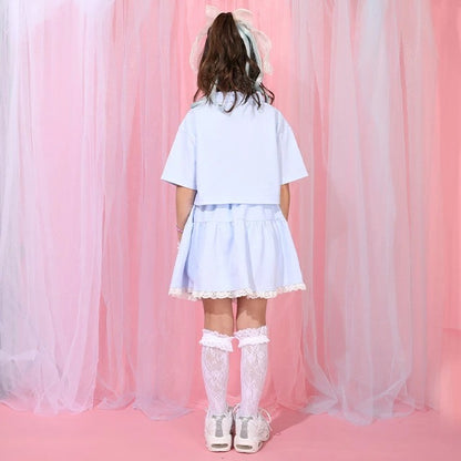 日本童裝 BDL Polo上衣及短裙套裝 90-140cm 女童款 夏季 TOPS SKIRTS
