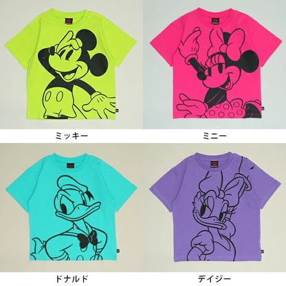 Japanese BDL x Disney parent-child print tops (80-150cm) for boys and girls (summer TOPS) 