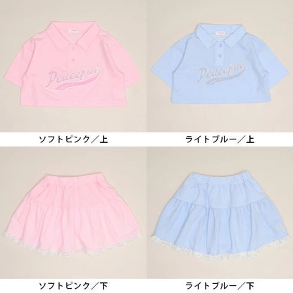 日本童裝 BDL Polo上衣及短裙套裝 90-140cm 女童款 夏季 TOPS SKIRTS