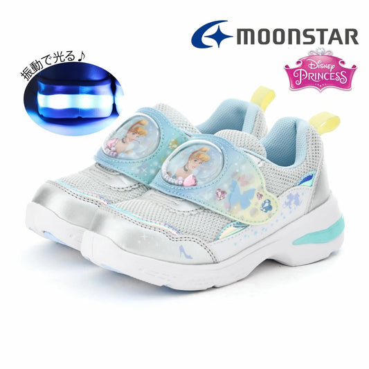 日本直送 moonstar x Disney LED閃燈 抗菌防臭 健康機能兒童鞋 14-19cm 2026年春新作 鞋系列