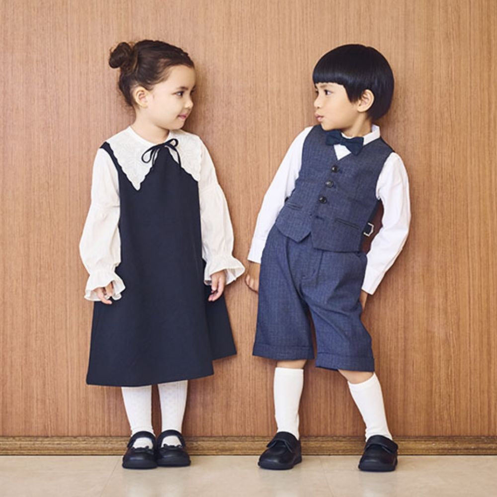 IFME Japanese-Supported Leather Shoes for Healthy and Functional Children (15-21cm)
