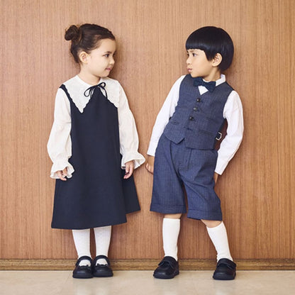 IFME Japanese-Supported Leather Shoes for Healthy and Functional Children (15-21cm)