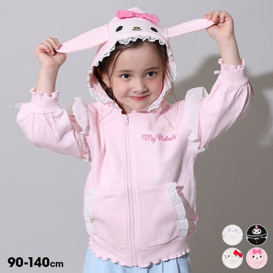 日本童裝 BDL x Sanrio 蕾絲可愛造型外套 90-140cm 女童款 夏季 OUTERWEAR